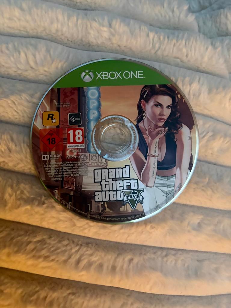 GTA 5 xbox one (LET OP DOOS VOOR GAME NIET BIJ INBEGREPEN), Avontuur en Actie, Online, Vanaf 18 jaar, 1 speler