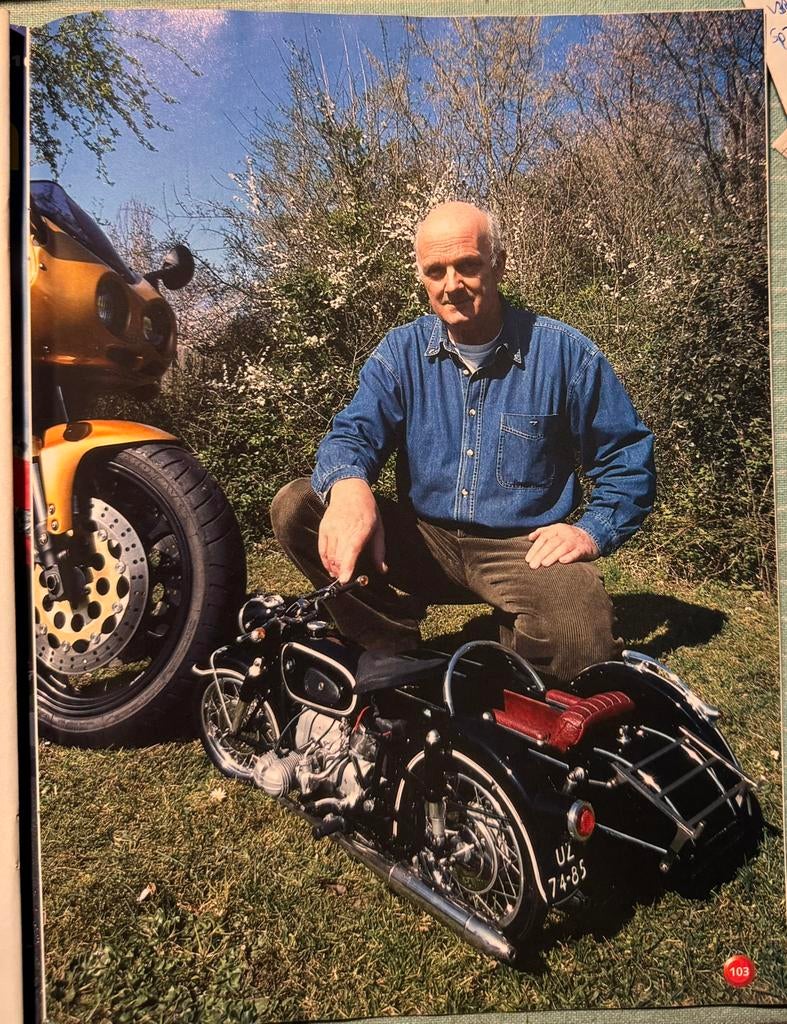 Verslag 2002 schaalmodel BMW R50S Bert van Beek, Verzenden, Zo goed als nieuw, Motoren