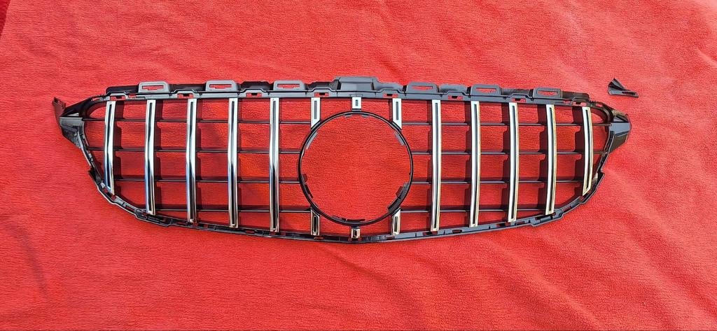 Mercedes W205 C Klasse Panamericana GT AMG Look Grill Grille, Auto-onderdelen, Carrosserie en Plaatwerk, Ophalen of Verzenden