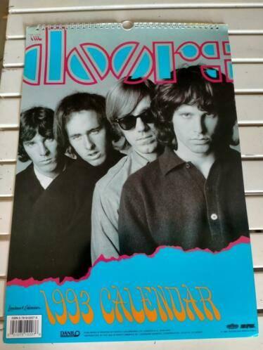 Jim Morrison The Doors band artiest vintage 1993 kalender, Verzamelen, Muziek, Artiesten en Beroemdheden, Zo goed als nieuw, Overige typen