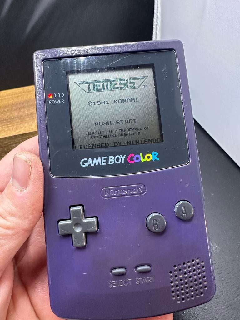 Game Boy Color - Paars - Werkt Perfect!, Spelcomputers en Games, Gebruikt, G, Ophalen of Verzenden, D