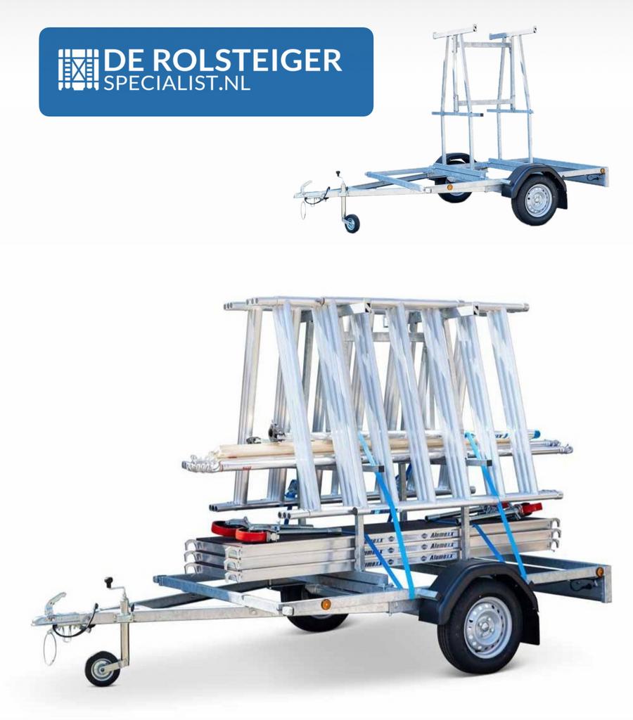 🏆NR1 Steigeraanhanger Alumexx - euroscaffold - Altrex, Ophalen of Verzenden, Nieuw, Rolsteiger of Kamersteiger, 5 meter of hoger
