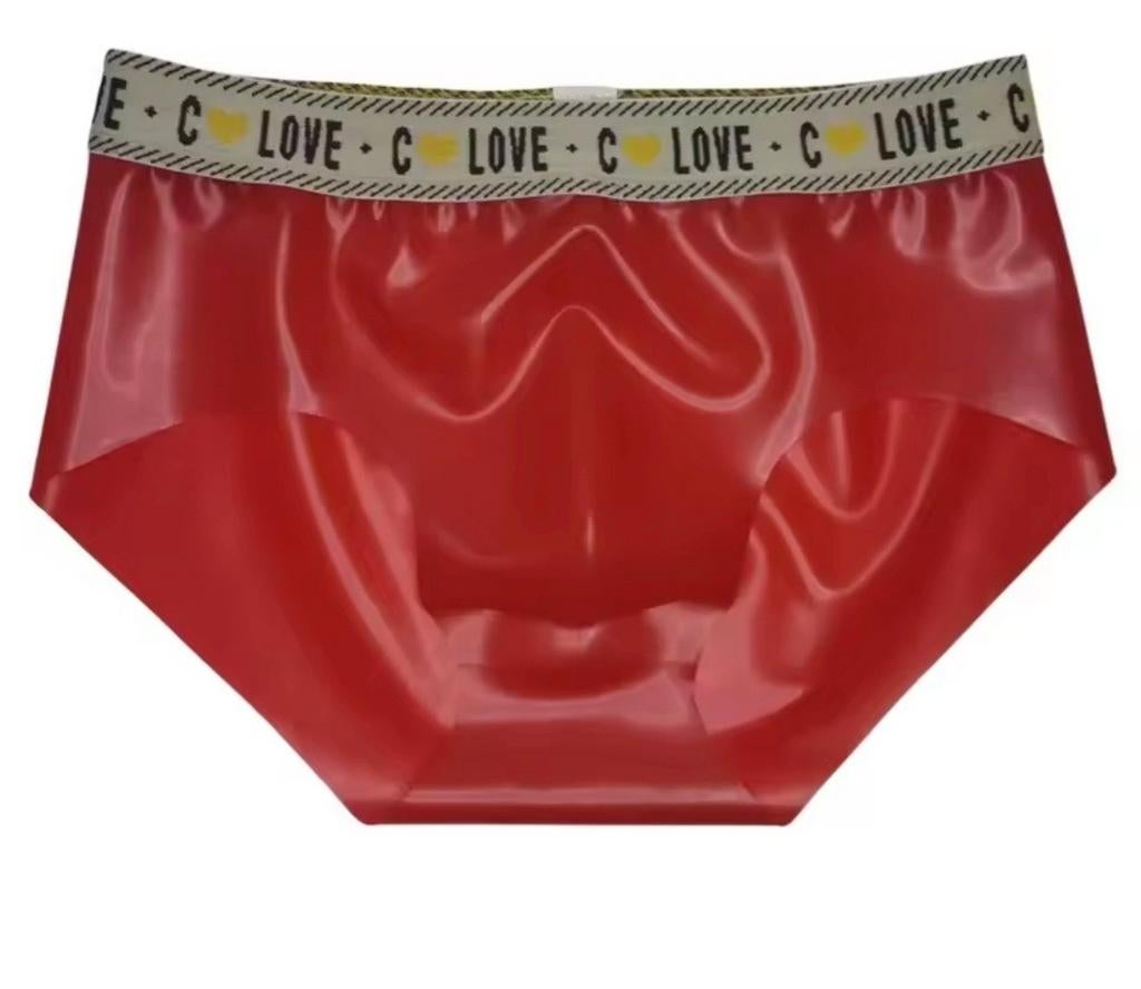 Lak, latex, kinky, club boxer, Ophalen, Zwart, Boxer