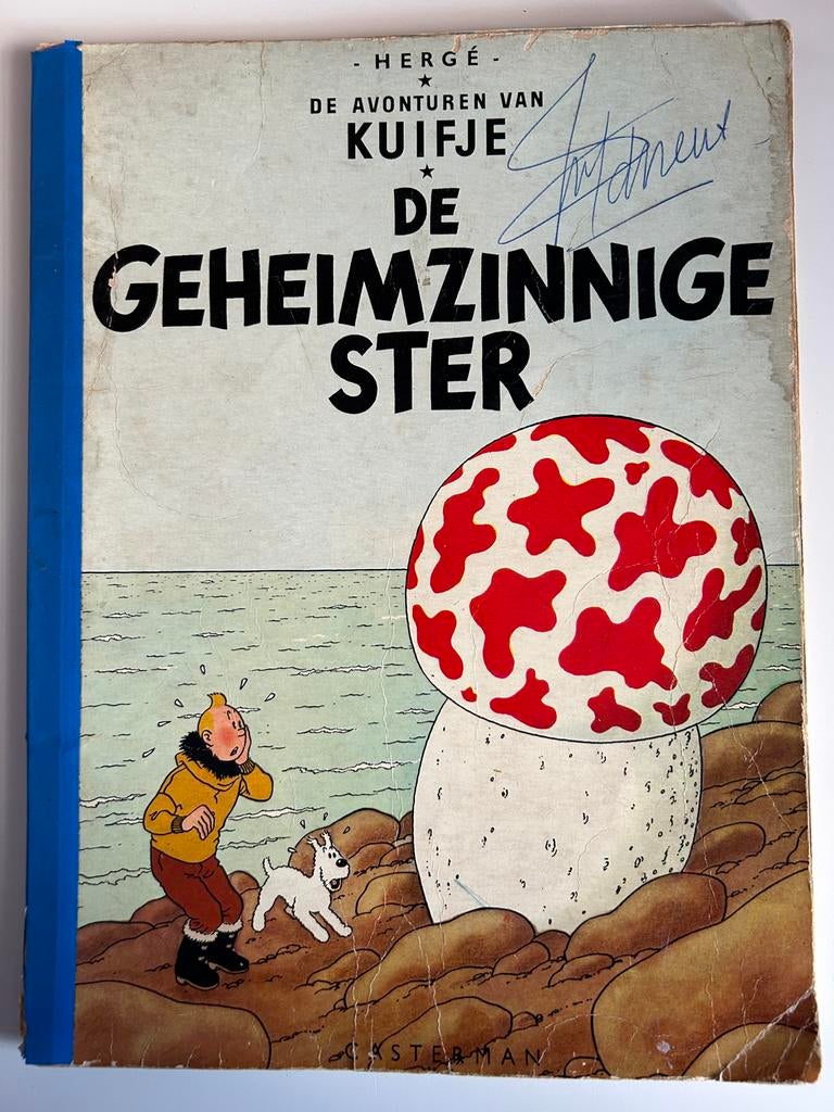 Kuifje - De geheimzinnige ster (1956), Eén stripboek, Ophalen of Verzenden, Gelezen