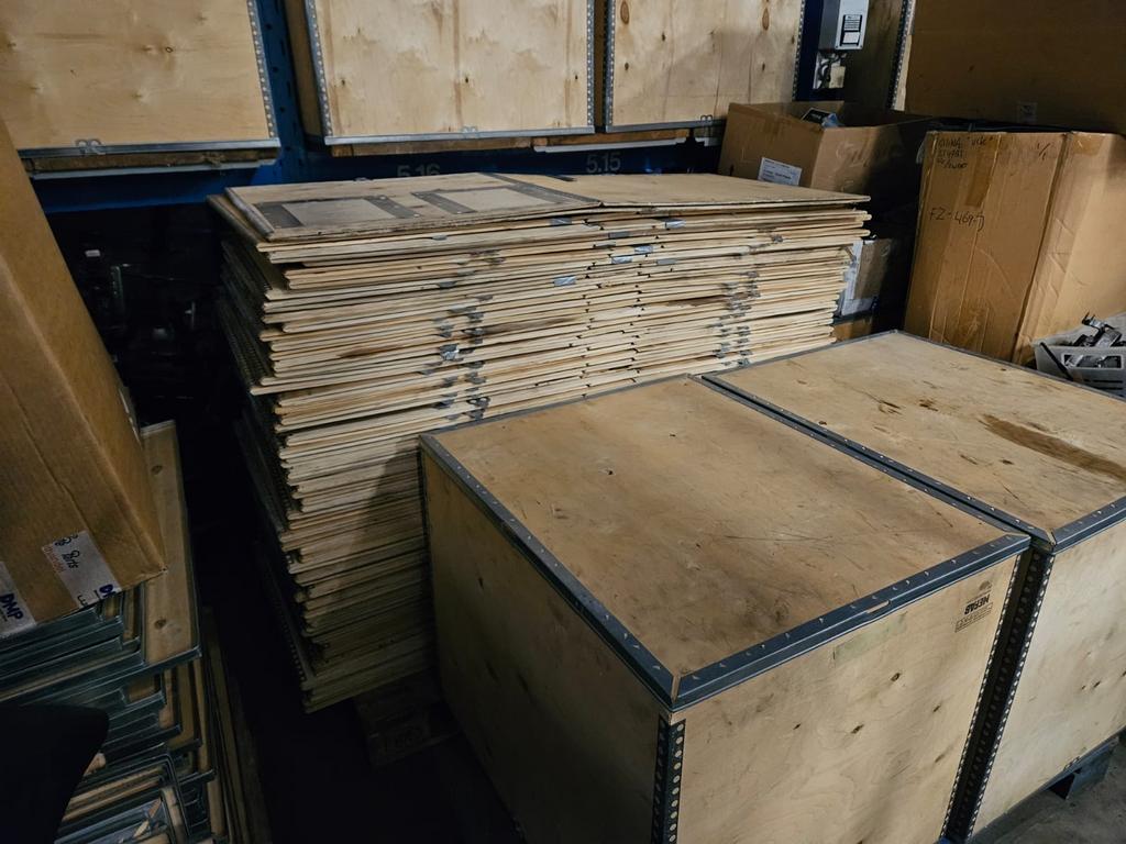 Partij Houten 40 stuks krat  / Transport kist / verhuis, Ophalen, Gebruikt, 50 mm of meer, Balk