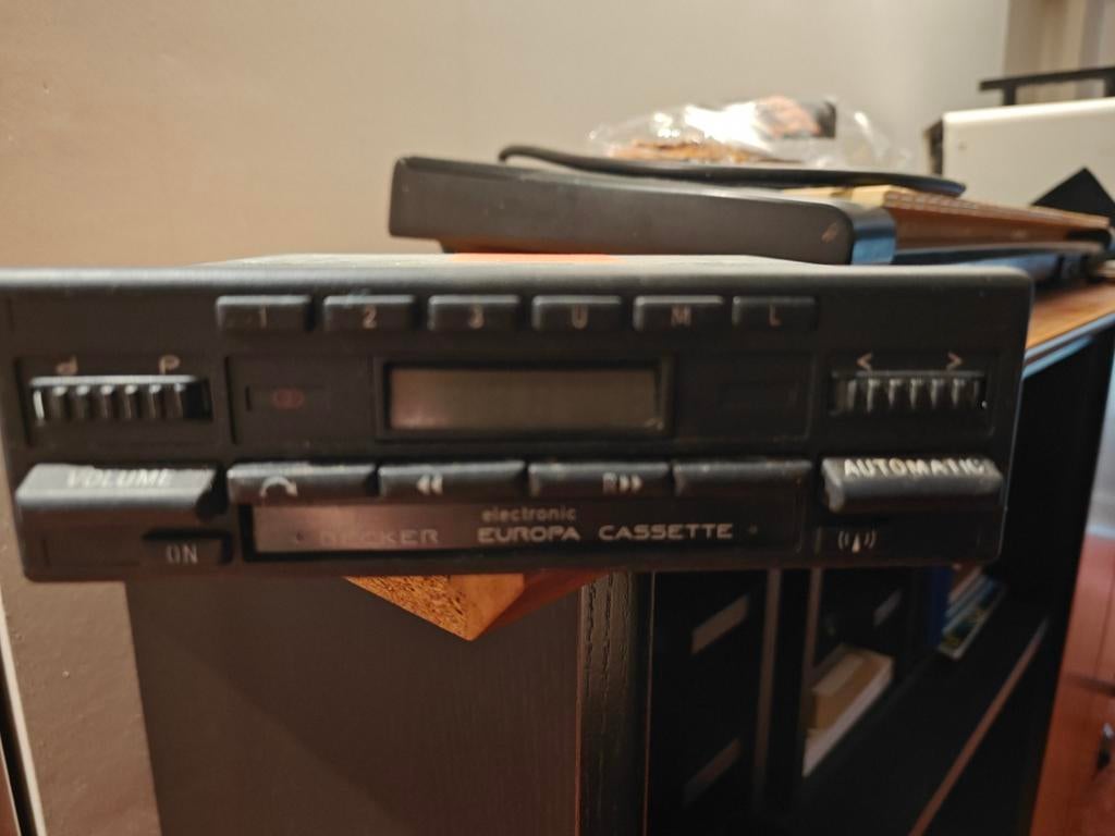 Becker Europa Cassette Autoradio - Vintage, Ophalen of Verzenden, Gebruikt