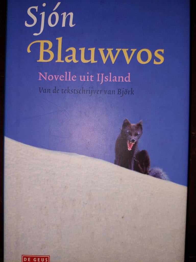 Sjón - Blauwvvos - Novelle uit IJsland, Verzenden, Zo goed als nieuw, Sjón, Nederland