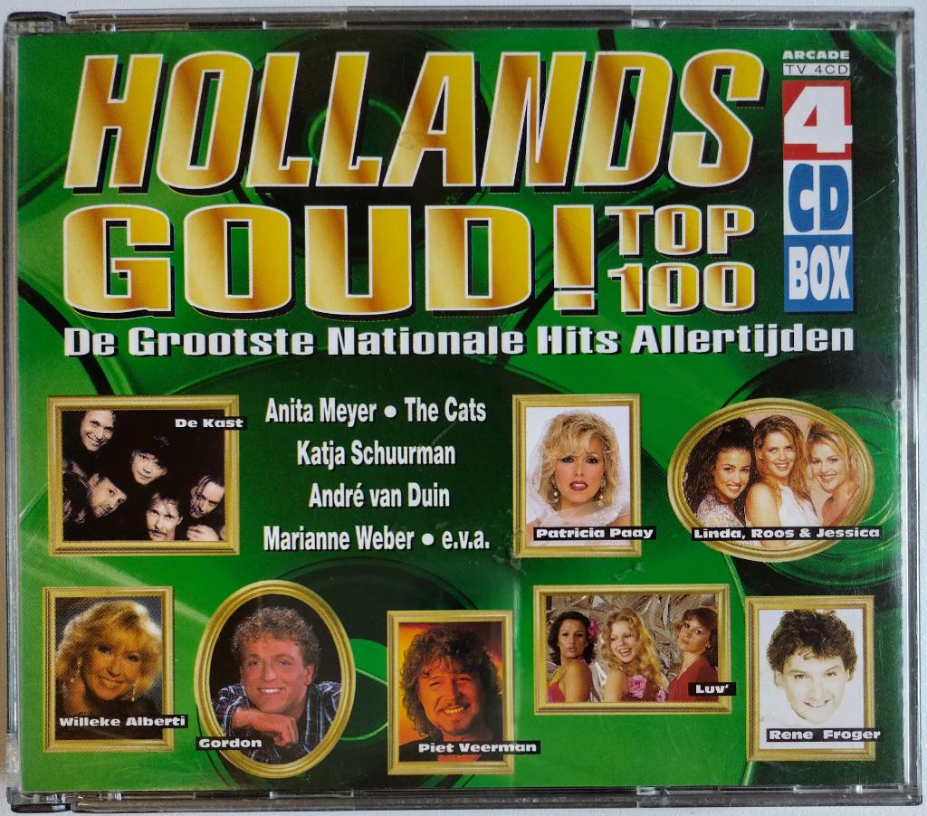 Box met 4 CDs Hollands Goud! Top 100 (1998 Arcade), Ophalen of Verzenden, Zo goed als nieuw, Pop