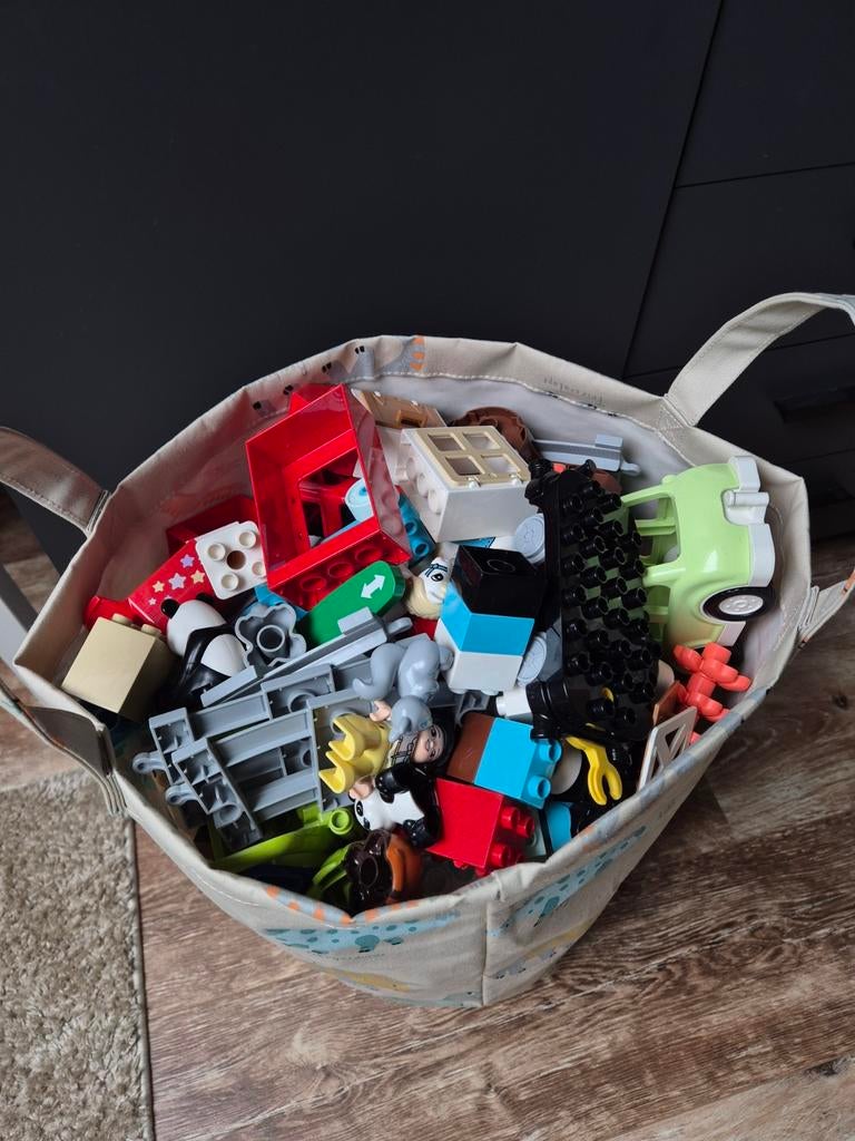 Grote zak Duplo, Kinderen en Baby's, Speelgoed | Duplo en Lego, Ophalen, Gebruikt, Losse stenen, Duplo
