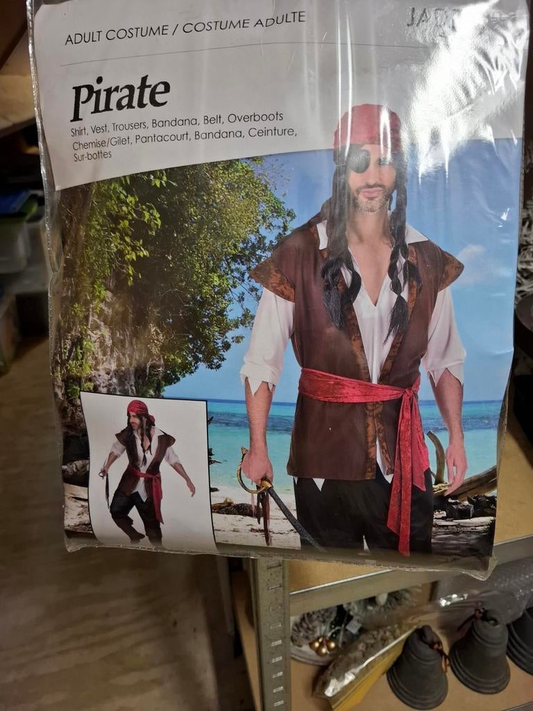 Piratenkostuum - Compleet, Carnaval, Onbekend, Overige maten, Ophalen of Verzenden
