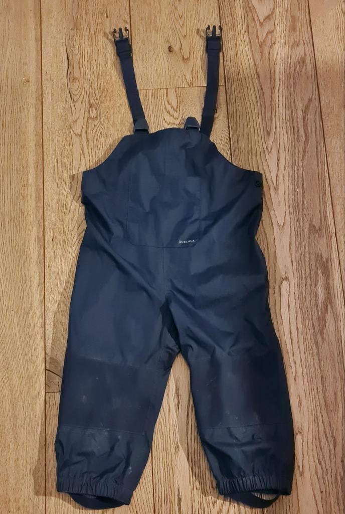Quechua Regenbroek met bretels - Maat 2-3jaar., Ophalen, Zo goed als nieuw, Broek