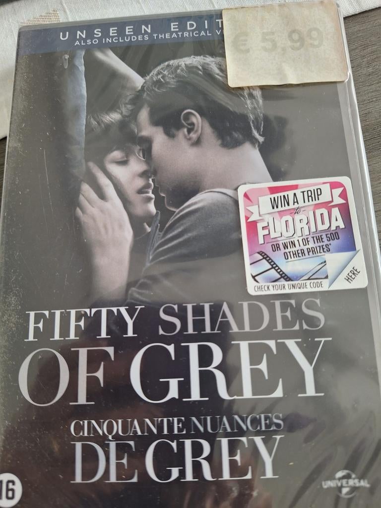 Dvd fifty shades of grey nieuw, Cd's en Dvd's, Dvd's | Drama, Vanaf 16 jaar, Ophalen of Verzenden, Nieuw in verpakking