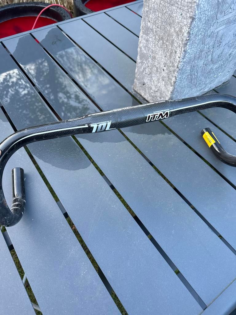 ITM 10L Carbon Racefietsstuur 46/44cm, Fietsen en Brommers, Fietsonderdelen, Ophalen of Verzenden, Gebruikt, Stuur