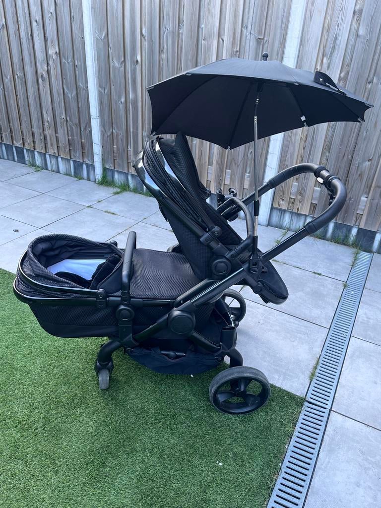 Duo Kinderwagen ICANDY peach cerium incl accessoires, Duowagen, Zo goed als nieuw, Ophalen, Kinderwagen
