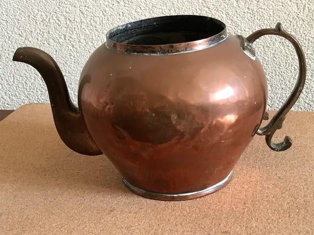 Rood koper - Antiek Keteltje, Ophalen of Verzenden, Koper