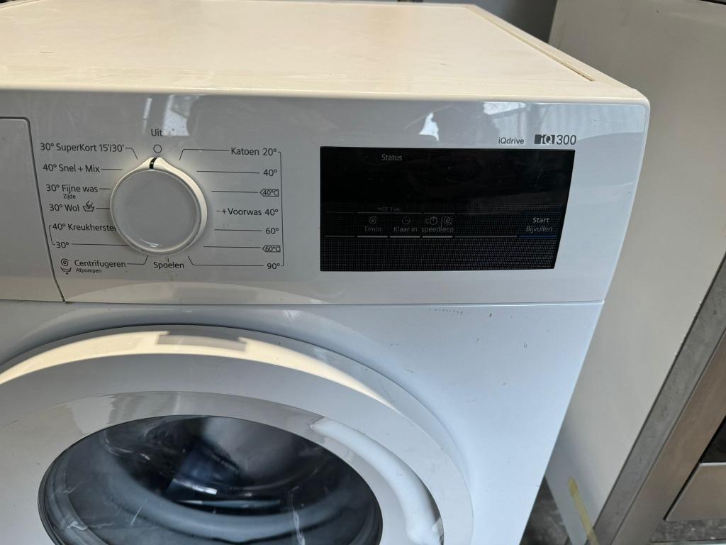 Siemens jonge wasmachine 1 jaar garantie bezorging mogelijk , Verzenden, Zo goed als nieuw, Voorlader, 85 tot 90 cm