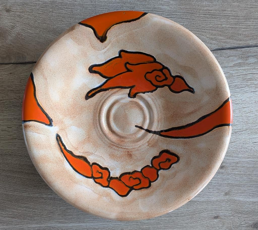 PLATEEL BORD REGINA GOUDA, Antiek en Kunst, Antiek | Keramiek en Aardewerk, Ophalen of Verzenden