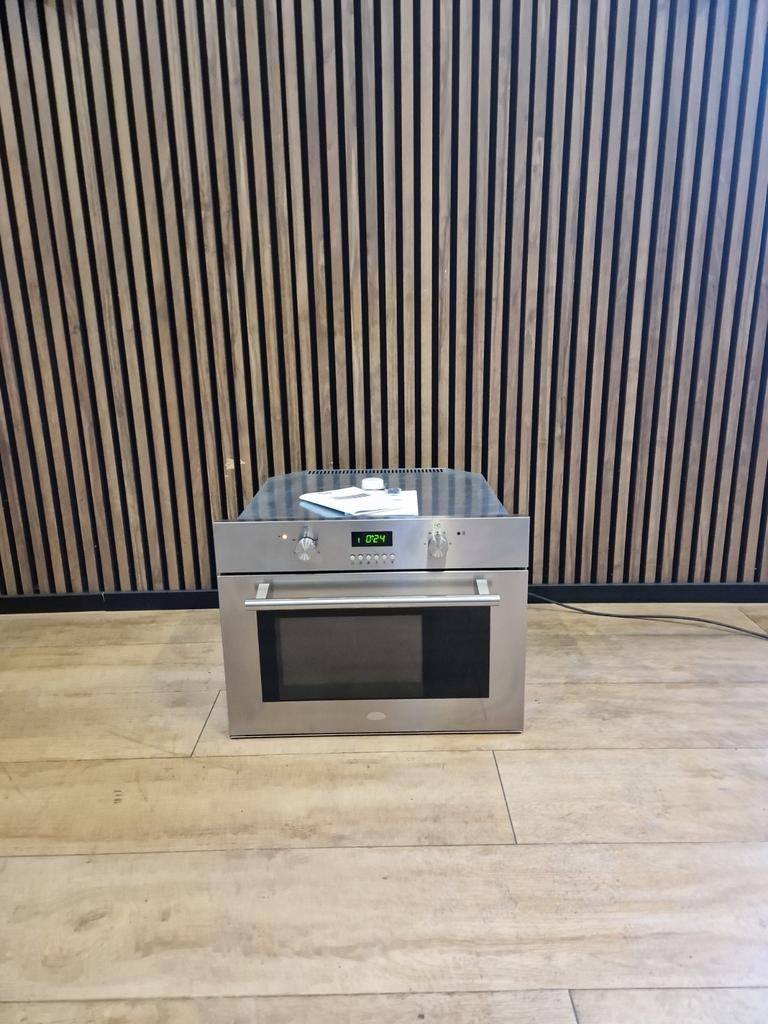 Luxe Rvs Boretti stoomoven, 5258sh, Hete lucht, 60 cm of meer, Ophalen of Verzenden