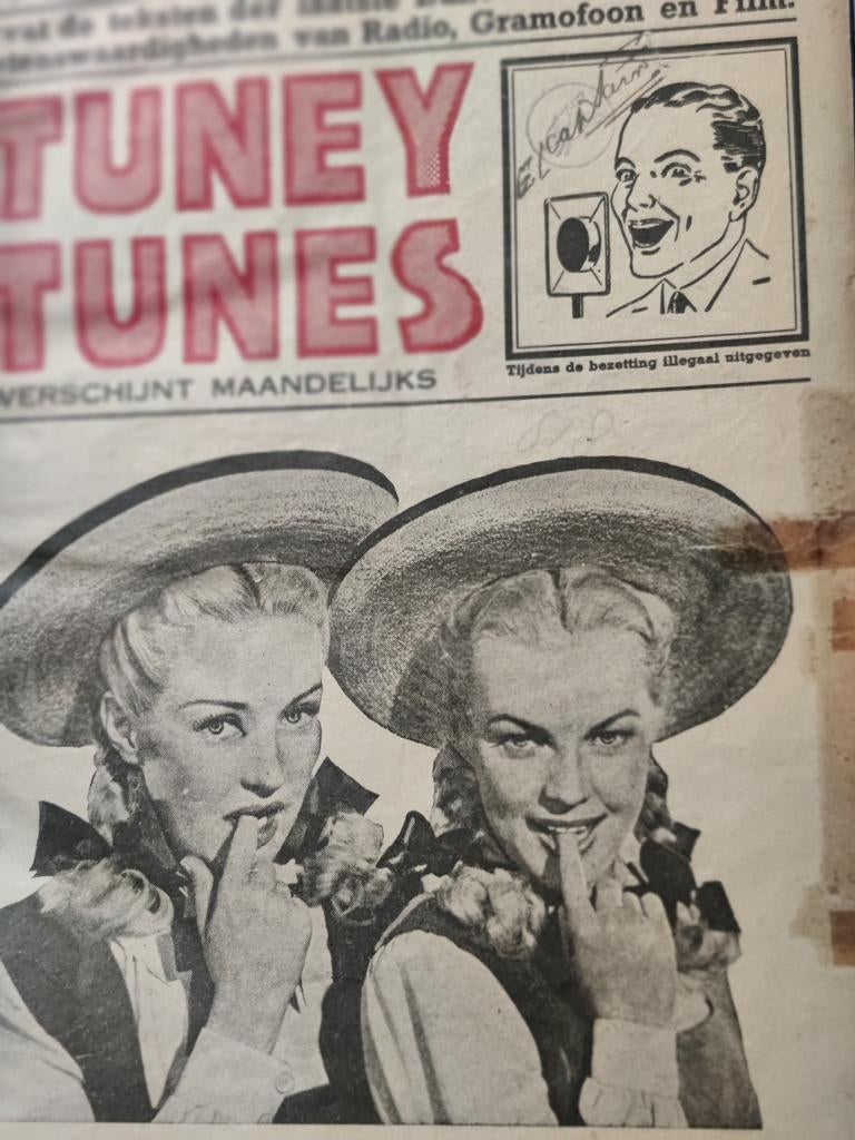 Tuney Tunes 1946 Boek - Zeldzaam!, Ophalen of Verzenden, Gelezen, Onbekend, Catalogus
