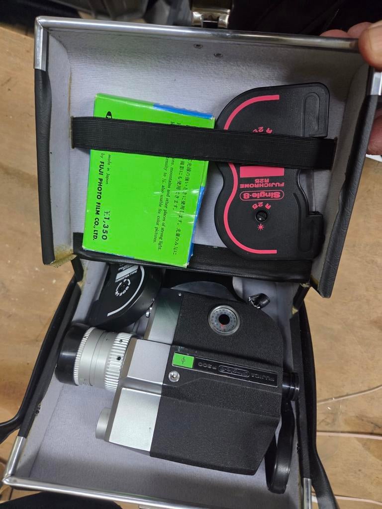 Vintage Fujica Single-8 P300 Filmcamera, Ophalen of Verzenden, 8mm, Camera