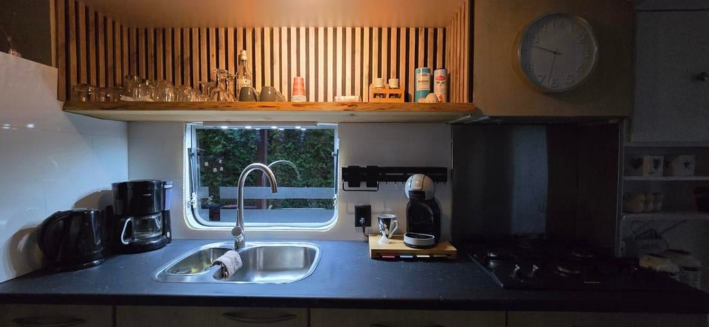 Te koop: stacaravan op Camping ’t Veenmeer in Tynaarlo, Caravans en Kamperen, Stacaravans, Tot en met 6