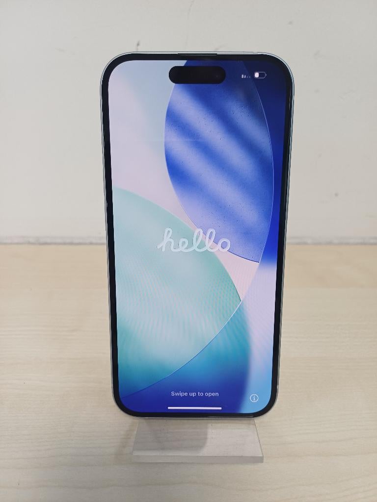 Apple iPhone 15 128GB Blauw - 2e hands - 93%, Telecommunicatie, Mobiele telefoons | Apple iPhone, Zo goed als nieuw, 128 GB, Zonder abonnement