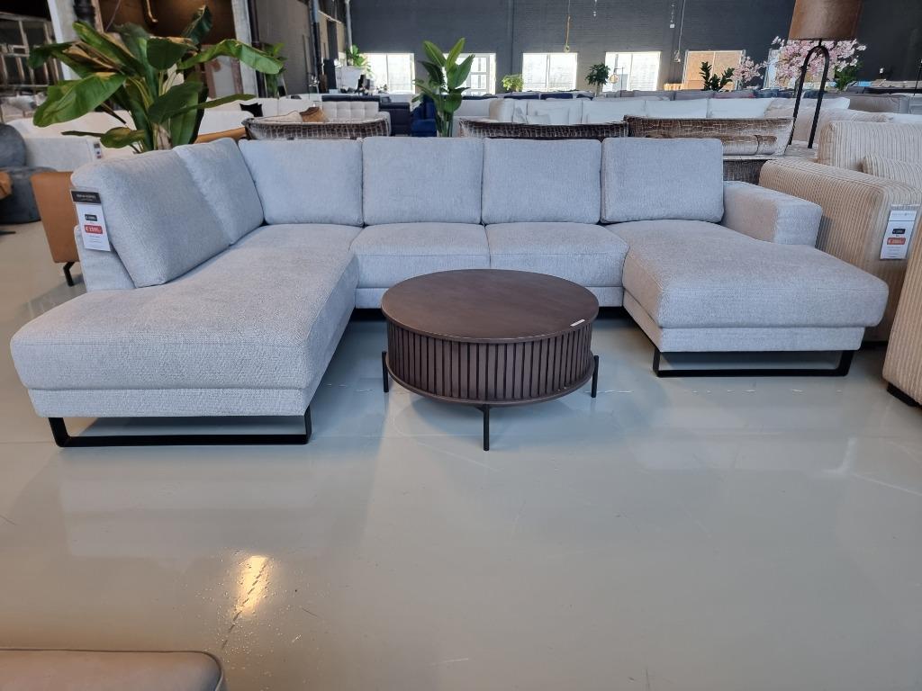 Boucle U-bank | Hoekbank | Vianen, Huis en Inrichting, Ophalen, Info@trendvortex.com, U-bank met breedte van 310 cm !, Hout