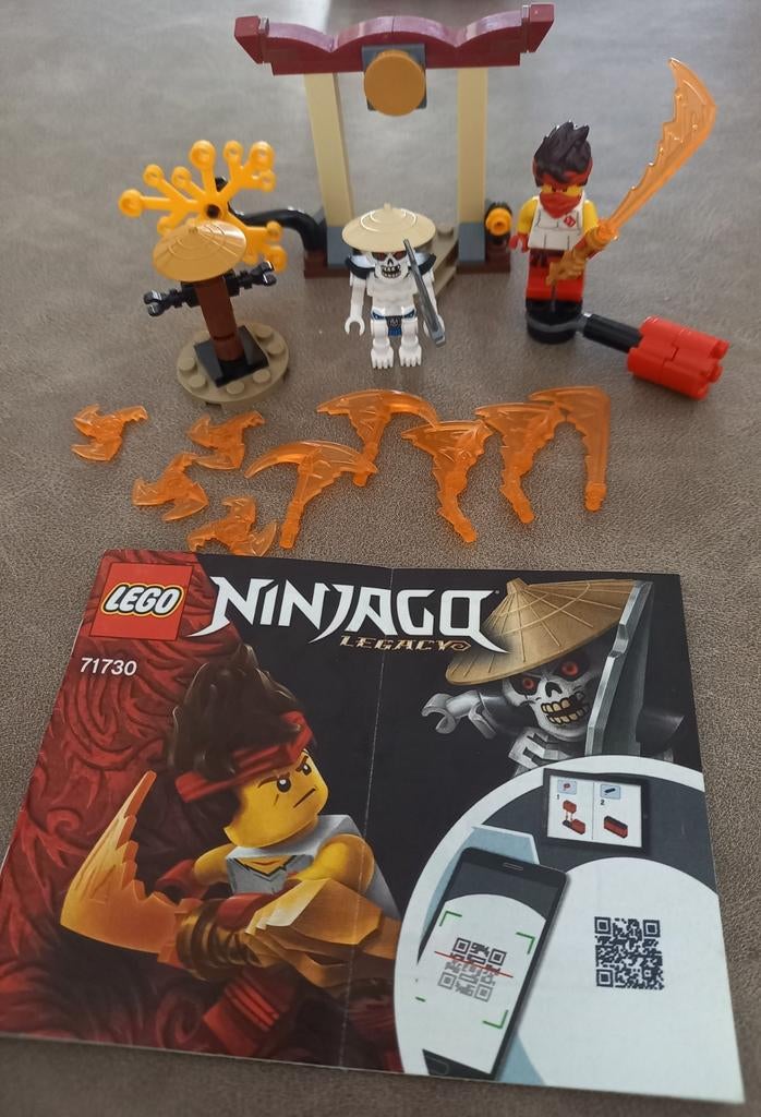 Lego Ninjago 71730 - Kai vs. Skulkin - Compleet & Gedemontee, Ophalen of Verzenden, Gebruikt, Complete set, Lego
