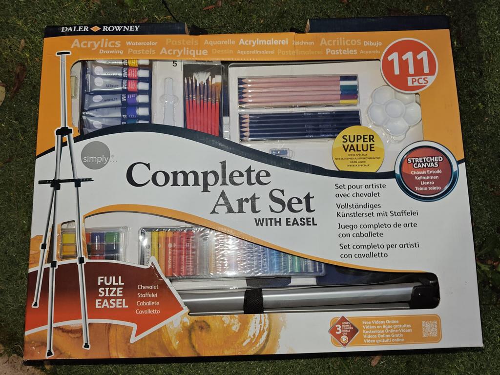 Daler Rowney Complete Art Set met Ezel - Nieuw!, Ophalen of Verzenden, Nieuw, Ezel