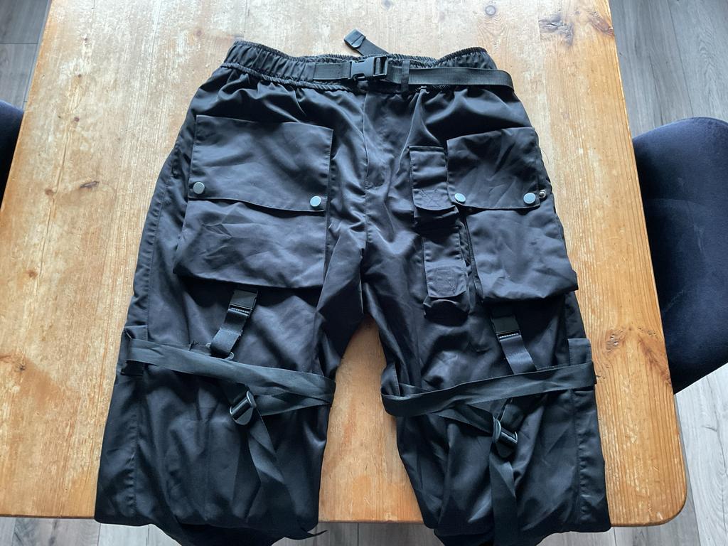 Zwarte Cargo Techwear Broek, Ophalen of Verzenden, Gedragen, Overige maten, Zwart
