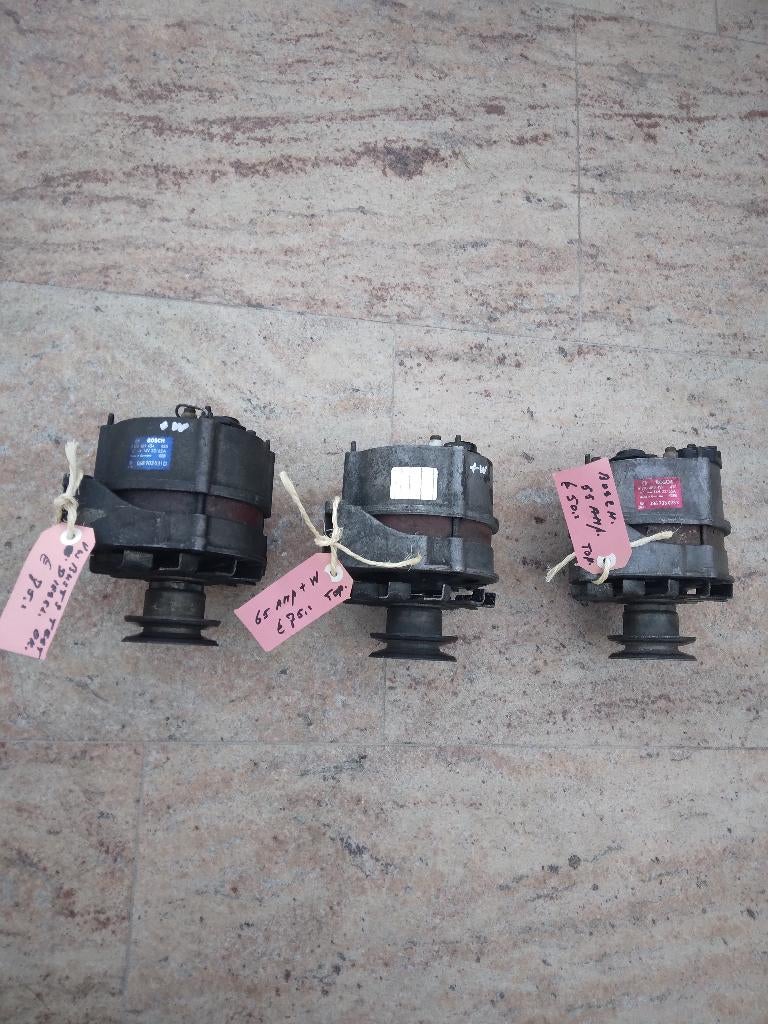 VW Bosch Dynamo 65Amp. en 55Amp. VW T3 Diesel, Auto-onderdelen, Overige Auto-onderdelen, Ophalen of Verzenden, Volkswagen