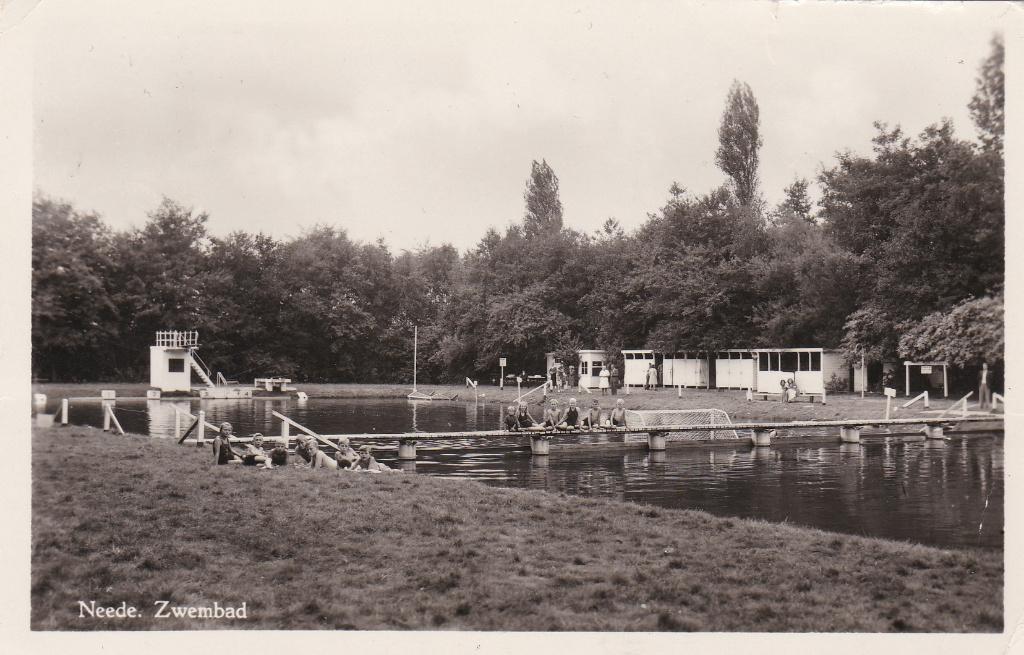 GA1261 Zwembad Neede Achterhoek 1935 Eibergen Borculo Ruurlo, Verzenden, 1920 tot 1940, Gelopen, Gelderland