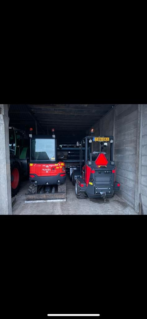 Machinist mini kraan mini shovel en overige