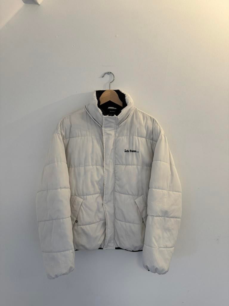 Iets Frans Puffer Jacket, Wit, Ophalen of Verzenden, Zo goed als nieuw, Iets frans