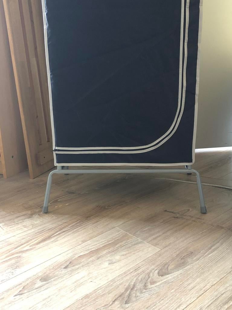 Camping kastje blauw van Crespo met rits en legplankjes, Caravans en Kamperen, Caravan accessoires, Ophalen, Zo goed als nieuw