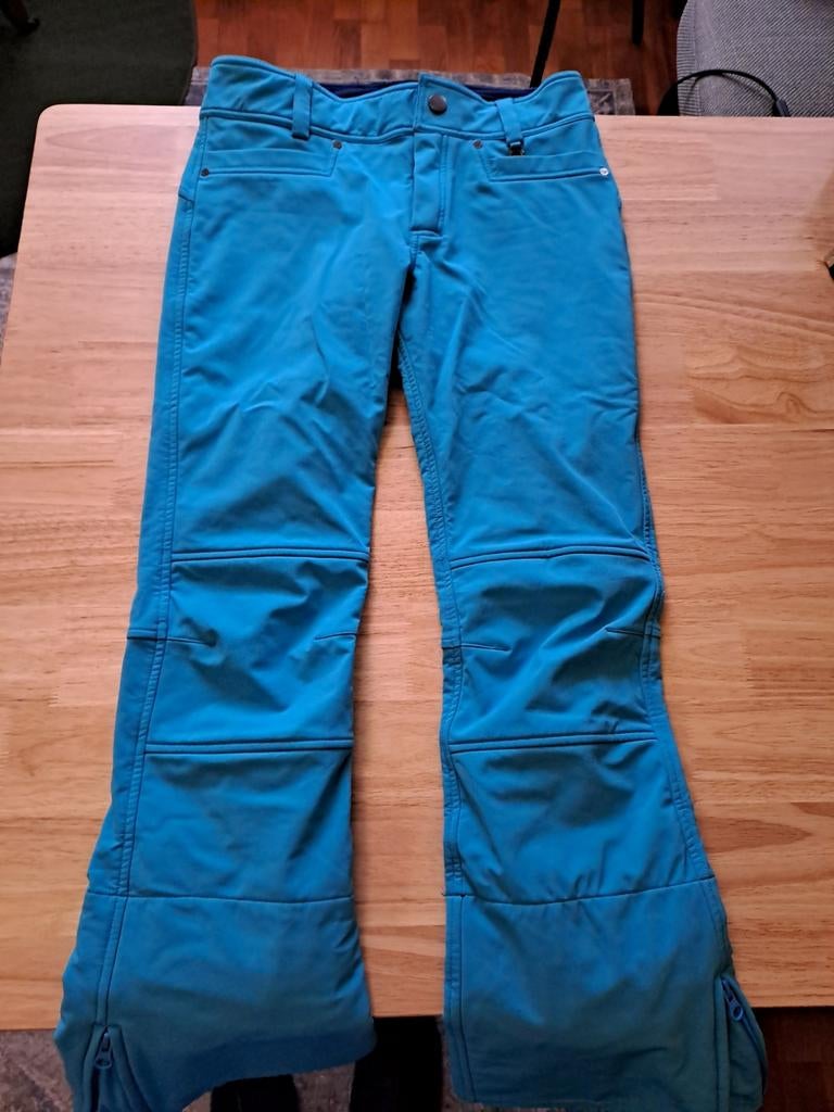 Roxy Dames Snowboard- of Skibroek Blauw Maat S, Broek, Ophalen of Verzenden, Maat 36 (S), Gedragen