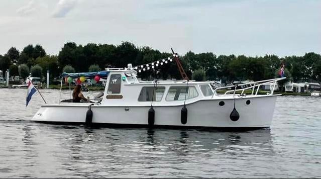 Prachtige stalen omgebouwde bakdekker., Watersport en Boten, Ophalen, Gebruikt