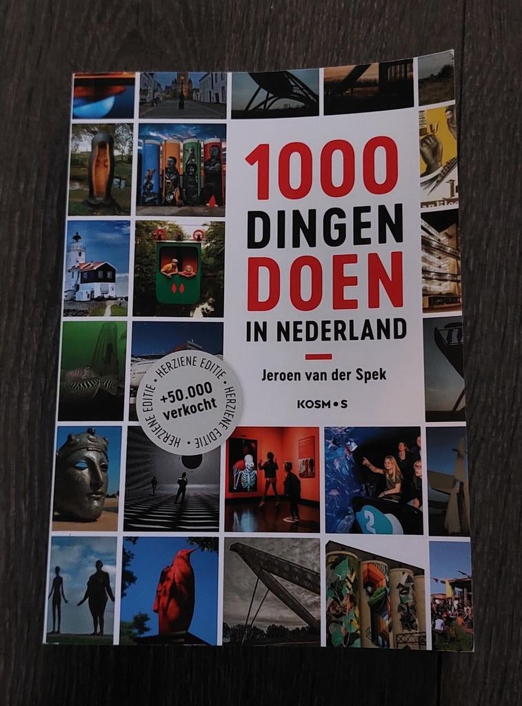 Jeroen van der Spek - 1000 dingen doen in Nederland, Ophalen of Verzenden, Zo goed als nieuw, Jeroen van der Spek, Overige merken