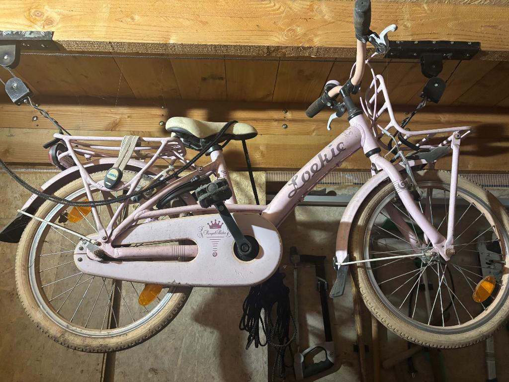 Kinder fiets roze, Fietsen en Brommers, Fietsen | Kinderfietsjes, Ophalen of Verzenden, Gebruikt, Minder dan 16 inch, Loekie