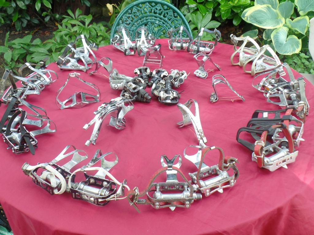 toe-clips, ketting en jasscherm ./ ELK bod wordt overwogen., Ophalen, Zo goed als nieuw, Crankstel of Pedalen, Union