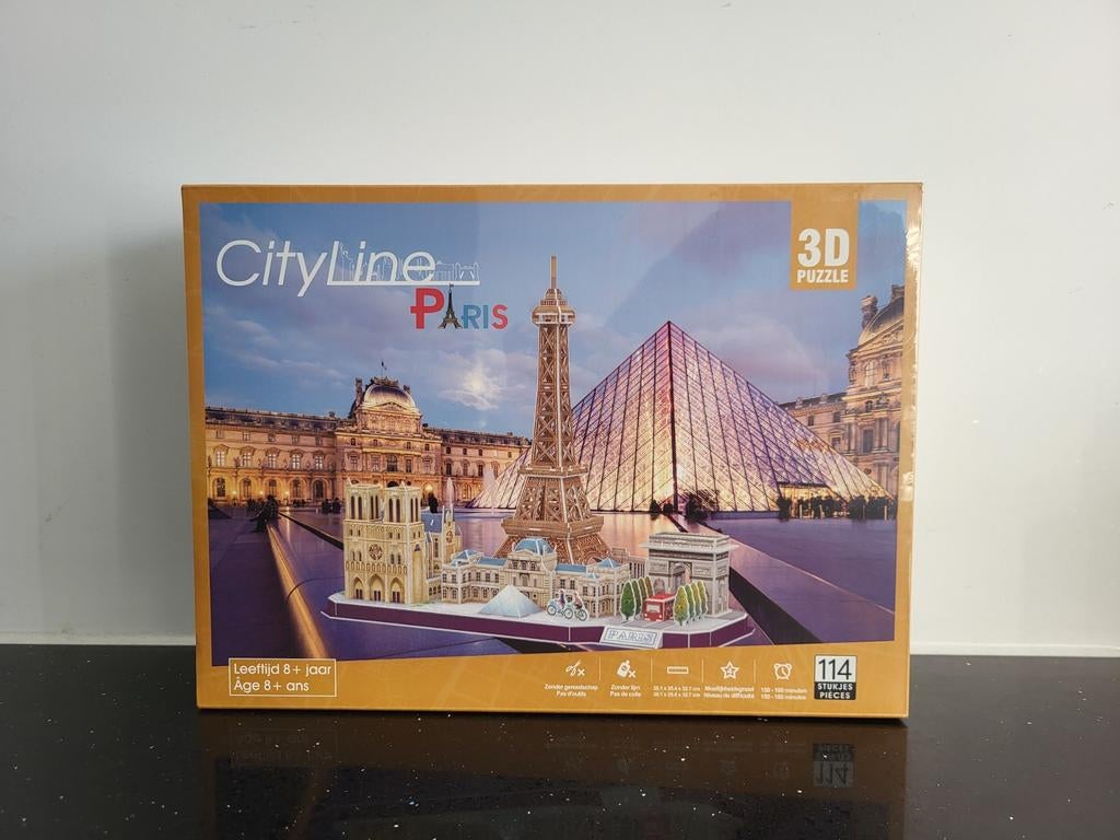 City Line 3D puzzle Paris - Nieuw!, Ophalen of Verzenden, Meer dan 50 stukjes, Nieuw, 6 jaar of ouder