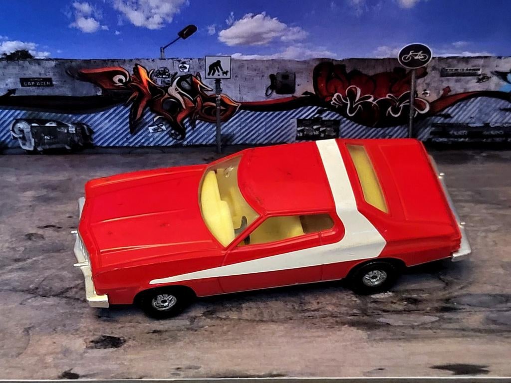 Vintage Corgi Starsky & Hutch Ford Gran Torino los netjes, Ophalen of Verzenden, Gebruikt, Auto, Corgi