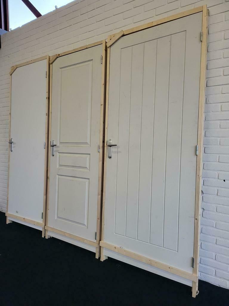 Nieuwe paneeldeur + kozijn / Stompe binnendeur / stalen deur, Ophalen, 80 tot 100 cm, Binnendeur, Nieuw