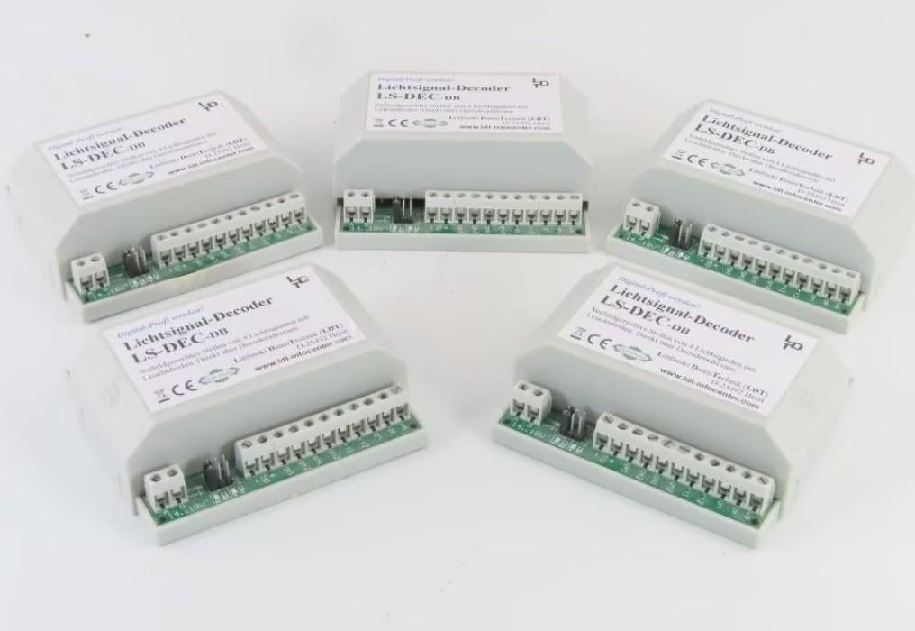 LDT Littfinski LS-DEC-DB 5 stuks, Hobby en Vrije tijd, Modeltreinen | H0, Zo goed als nieuw, Overige typen, Gelijkstroom of Wisselstroom