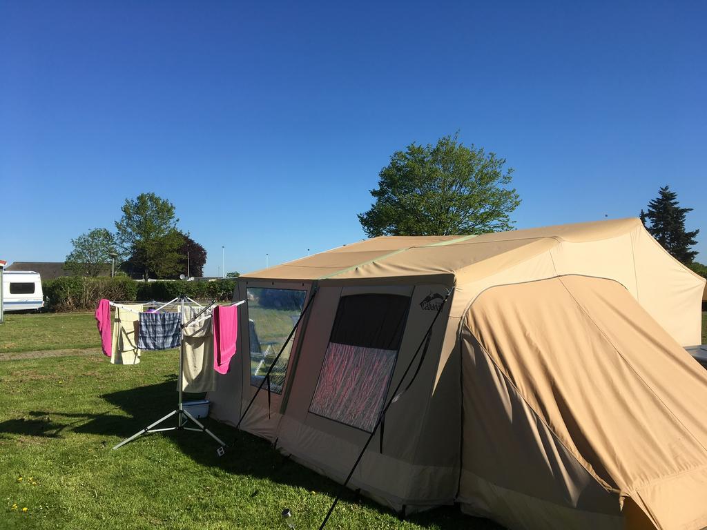 Cabanon Malawi 1.0 deluxe met keuken en koelkast!, Caravans en Kamperen, Vouwwagens, Ophalen, Beige, Cabanon, Aanwezig