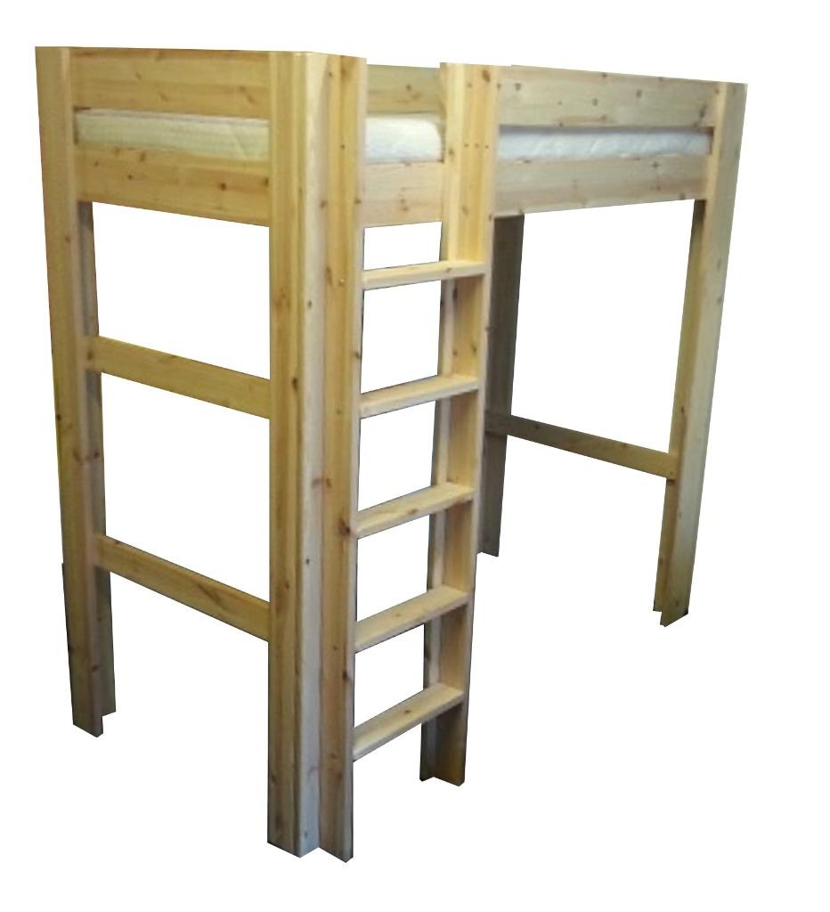 De STEVIGSTE écht houten hoogslaper IN ELKE GEWENSTE MAAT!, Eenpersoons, Nieuw, Ophalen of Verzenden, 200 cm