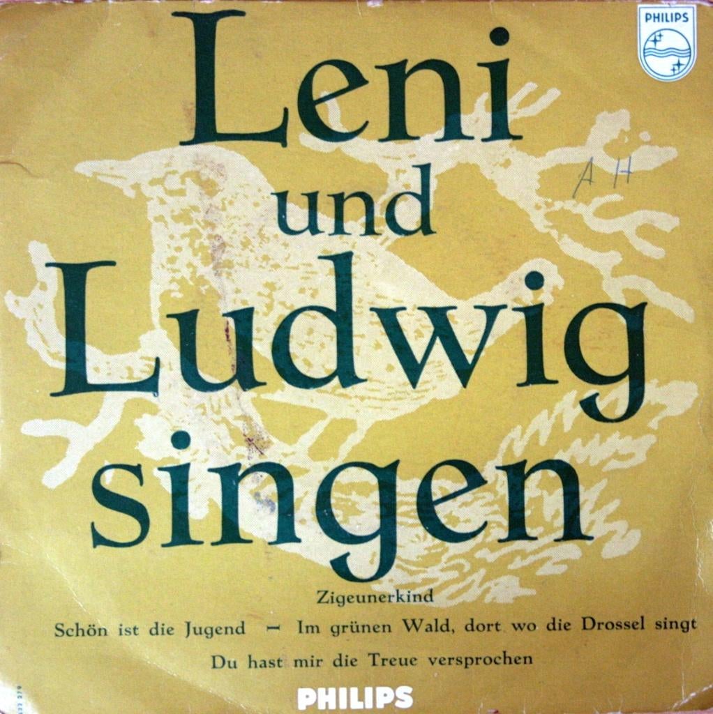 1958    Leni Und Ludwig           Leni Und Ludwig Singen EP, Cd's en Dvd's, Verzenden, 7 inch, Zo goed als nieuw, Pop