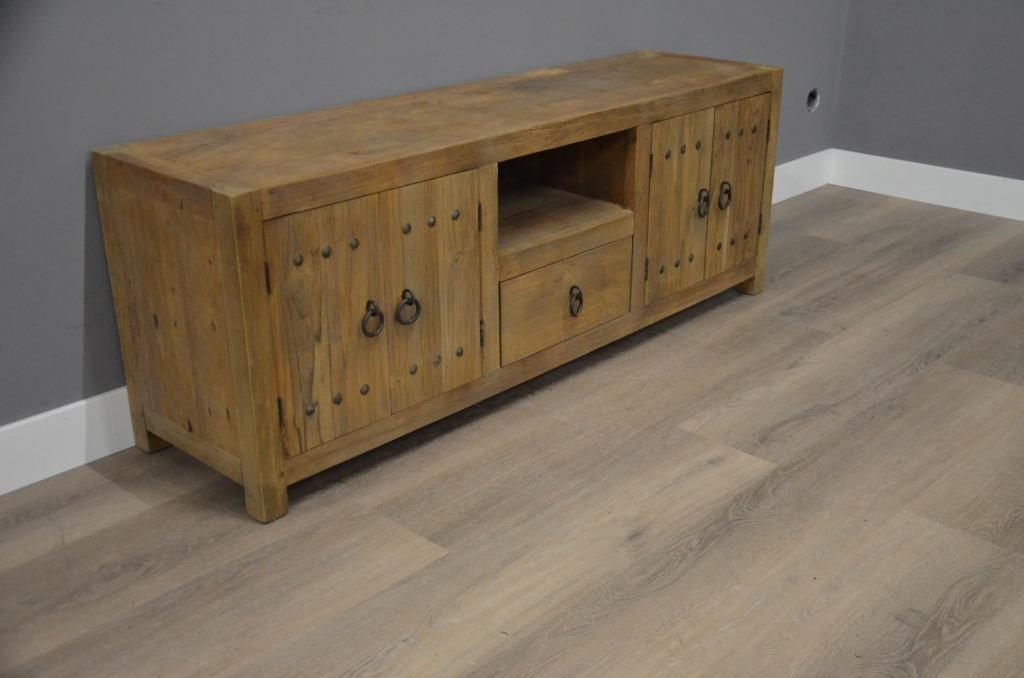 Tv meubel robuust 150 cm, 100 tot 150 cm, Nieuw, Ophalen of Verzenden, Minder dan 100 cm