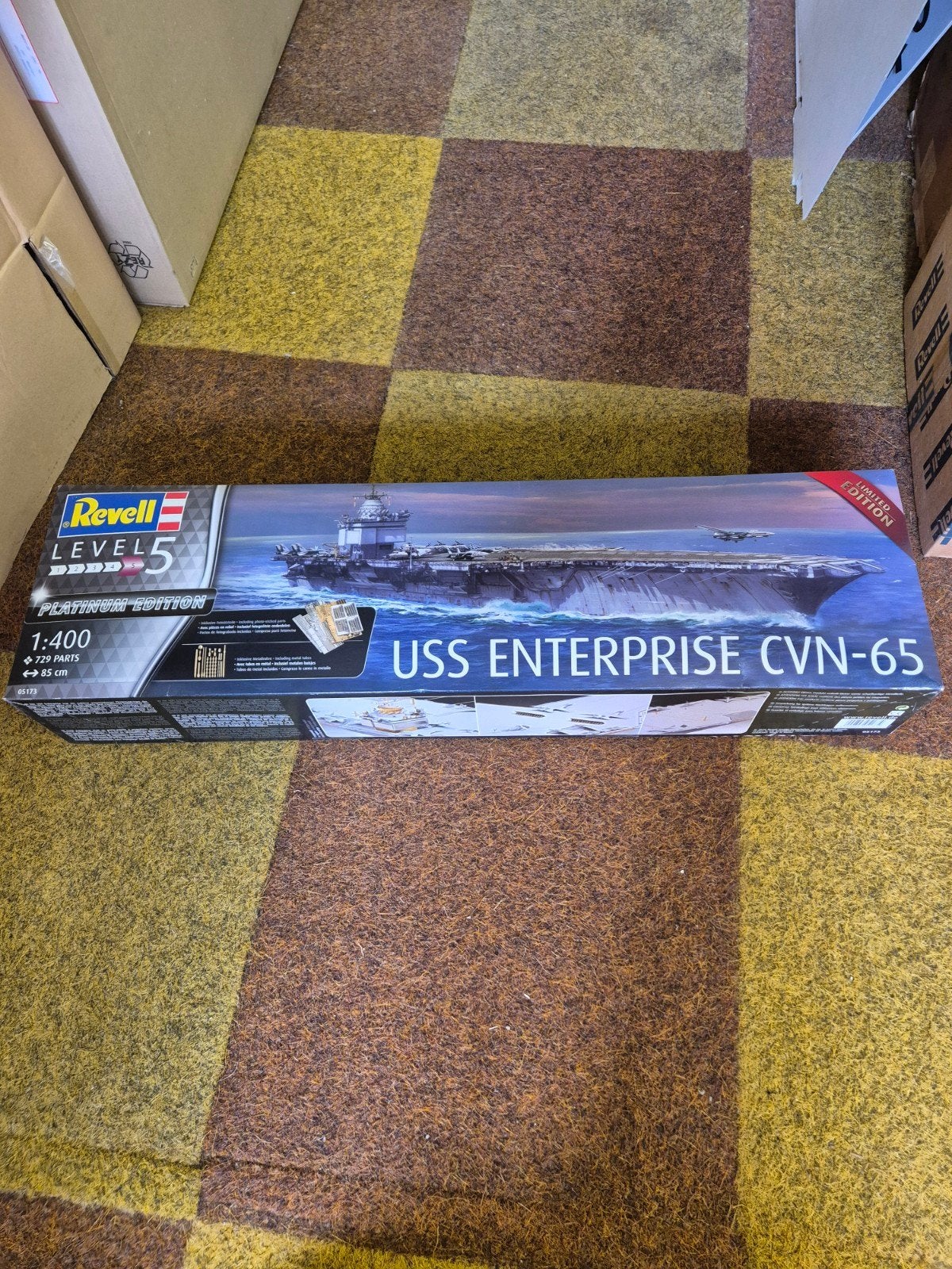 Revell 05173 USS ENTERPRISE CVN-65, Hobby en Vrije tijd, Modelbouw | Boten en Schepen, Ophalen of Verzenden, Nieuw, 1:200 of kleiner