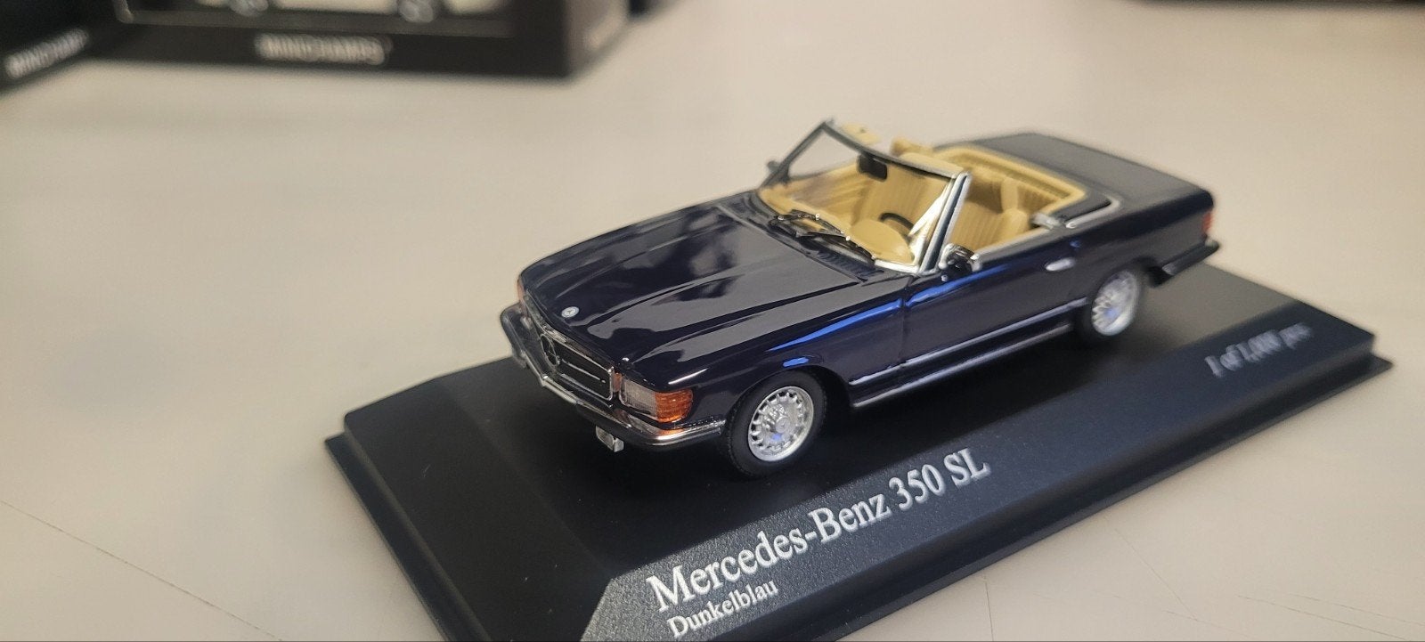 Minichamps 1971 Mercedes 350 SL R107, Ophalen of Verzenden, Nieuw, Auto, MiniChamps